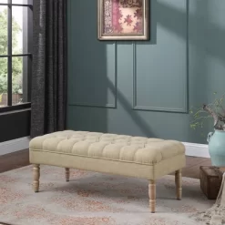 Classic Tufted Medium Bench - HomePop -Furniture Specialty Store GUEST e7312725 4f94 4274 b58f ba0c061fef82