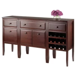 Orleans Modular Buffet With Drawer And Cabinet Wood/Dark Cappuccino - Winsome -Furniture Specialty Store GUEST e8007e38 b001 455b b0d9 1cbefbb9806a
