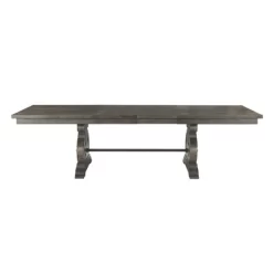 Stanford Extendable Dining Table Dark Ash - Picket House Furnishings