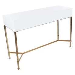 Metal And Wood Rectangular Console Table Olivia & May -Furniture Specialty Store GUEST e84b684e b76d 4a14 ba05 32054dc3fe83