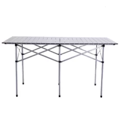 Costway Roll Up Portable Folding Camping Square Aluminum Picnic Table W/Bag (55'' ) -Furniture Specialty Store GUEST e85aafa9 82e7 43df b534 db5e4dca31f8