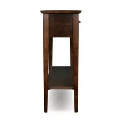 Favorite Finds Hall Console/Sofa Table Chocolate Oak Finish - Leick Home -Furniture Specialty Store GUEST e8626c4c 8ddd 4204 ba18 ffae05e2fe78