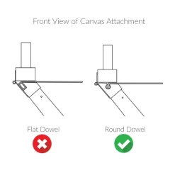 Extra Wide Director's Chair Replacement Canvas Wide Red - Flora Home -Furniture Specialty Store GUEST e9cc3687 6622 4b3e b92c 542129f72624