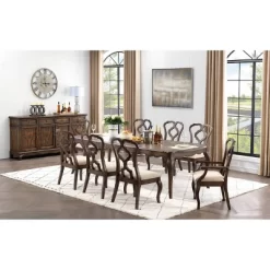 Chateau Dining Table Brown - Treasure Trove Accents -Furniture Specialty Store GUEST e9e1a45c 1bfa 4f82 b6a8 252733f22bb0