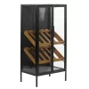 Contemporary Wood Standing Wine Rack Black - Olivia & May -Furniture Specialty Store GUEST eaba4f0f d1e6 4296 826b e3d1dc5a0735