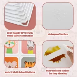 Costway 12-Cube Kids Wardrobe Baby Dresser Bedroom Armoire Clothes Hanging Closet With Door -Furniture Specialty Store GUEST eadbf23b 4b69 4776 901a c12a95014cb1