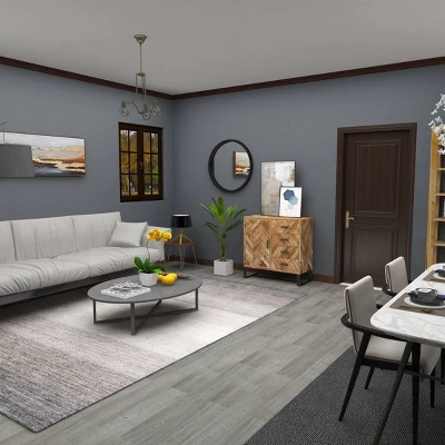 Contemporary Zigzag Pattern Mango Wood Cabinet Brown - Olivia & May 16 Contemporary Zigzag Pattern Mango Wood Cabinet Brown - Olivia & May - Image 14