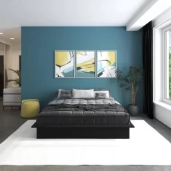 King Milania Faux Leather Upholstered Platform Bed - Room & Joy -Furniture Specialty Store GUEST ec7cbd42 a75a 4b88 8e65 d356fa73a6cd