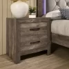 Great Basin 2 Drawer Nightstand Rustic Natural Tone - HOMES: Inside + Out -Furniture Specialty Store GUEST ec85d821 895a 4e44 ade9 20a35c03beb4