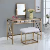 Burdette Contemporary Vanity Table Set - HOMES: Inside + Out -Furniture Specialty Store GUEST ed36ed68 997b 4f66 b48c 2fdcd08ee8c4