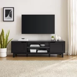 Modern Transitional 2 Door Storage TV Stand For TVs Up To 65" - Saracina Home 15 Modern Transitional 2 Door Storage TV Stand For TVs Up To 65" - Saracina Home -Furniture Specialty Store GUEST ed692f76 ef59 4df7 9b75 0bb9a780a577