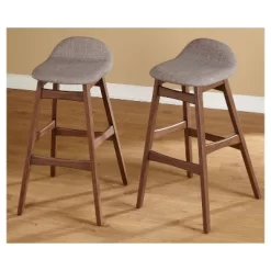 Set Of 2 30" Mid-Century Modern Barstools - Buylateral -Furniture Specialty Store GUEST ed9f0681 d832 4a48 a8c1 2802ee1e7eb4