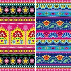 6" Double Sided Neon Lotus Canvas Room Divider - Oriental Furniture -Furniture Specialty Store GUEST edc0612f 79ab 40a7 a85f a5361ddbdd62