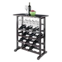 Vinny Wine Rack Espresso Dark Espresso - Winsome 12 Vinny Wine Rack Espresso Dark Espresso - Winsome -Furniture Specialty Store GUEST ee3d437f 6f68 4056 9fe7 8a8c55004f17