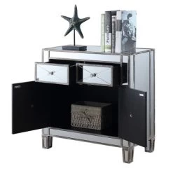 Gold Coast Vineyard 2 Drawer Mirrored Cabinet Weathered Gray - Breighton Home -Furniture Specialty Store GUEST ee4a7650 bede 4c83 b9d3 f36c51527024