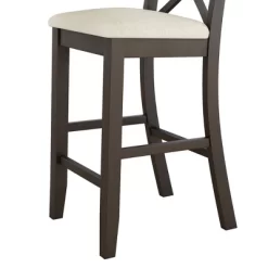 Farmhouse 48" 3-Piece Rectangular Wood Bar Height Dining Set-ModernLuxe -Furniture Specialty Store GUEST ee765b12 dd6e 440a 9371 11d6c2148a62