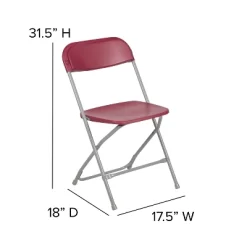 Flash Furniture Hercules™ Series Plastic Folding Chair - 2 Pack 650LB Weight Capacity 27 Flash Furniture Hercules™ Series Plastic Folding Chair - 2 Pack 650LB Weight Capacity -Furniture Specialty Store GUEST ef24d9ec 4ca9 4291 b8b9 4224eb8bf983