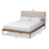 Aveneil Walnut Finished Platform Bed - Baxton Studio -Furniture Specialty Store GUEST f1a52f6e a61b 49f2 9105 c46628b8de94