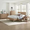 5pc Arden Wood Bedroom Set With Two 2 Drawer Nightstands With Open Shelf Light Driftwood - Alaterre Furniture -Furniture Specialty Store GUEST f27bad5f 6eef 4438 945d d23878bc3dff