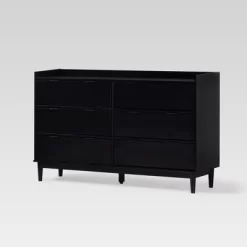 Mid-Century Modern Solid Wood 6 Drawer Double Dresser - Saracina Home 28 Mid-Century Modern Solid Wood 6 Drawer Double Dresser - Saracina Home -Furniture Specialty Store GUEST f28737c7 21cc 4ac1 a20c e0fb2c873759