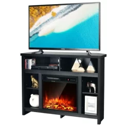 Costway 41.5'' Corner Fireplace TV Stand Storage Cabinet Electric Space Heater -Furniture Specialty Store GUEST f29eff86 0621 4ed0 8377 0cc64f4a46e4