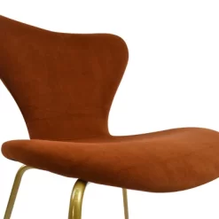 Harold+Flavia 5-Piece Walnut Foil Round Top Pedestal Dining Table Set With 4 Upholstered Chairs -The Pop Maison -Furniture Specialty Store GUEST f3259475 4f70 4a5e 86f1 b0c2e4df1607