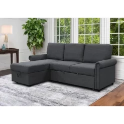 Clara Storage Sofa Bed Reversible Sectional - Abbyson Living