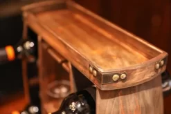 Vintiquewise Decorative Wooden 8 Bottle Rustic Wine Rack With Glasses Holder 9 Vintiquewise Decorative Wooden 8 Bottle Rustic Wine Rack With Glasses Holder -Furniture Specialty Store GUEST f3ee535f a427 49a6 85ea 4493396c9130