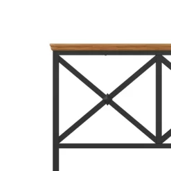 Ashford Metal Headboard Textured Black With Oak Finished Wood - Hillsdale Furniture -Furniture Specialty Store GUEST f41bc5e5 3ce0 4fc2 9e66 7bda9a9cf859