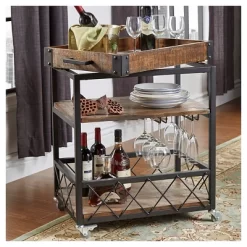 Ronay Bar Cart - Inspire Q 20 Ronay Bar Cart - Inspire Q -Furniture Specialty Store GUEST f42e8c2d a457 4dce b8f9 f83090c2db74