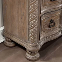 6pc Lellen Bedroom Set Beige/Rustic Natural Tone - HOMES: Inside + Out -Furniture Specialty Store GUEST f4716a5d 69c8 4f85 a304 bb9577dfabc5