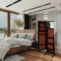 Jewelry Armoire Brown - Ore International -Furniture Specialty Store GUEST f48c862a 5ee6 4ef1 b560 426b97dad716