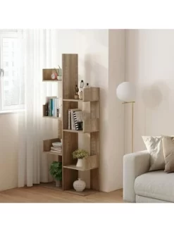 Year Color Rustic Wood Freestanding Industrial Bookshelf For Storage In Bedroom, Living Room, And Office -Furniture Specialty Store GUEST f4971c6d 3322 4d47 9b77 6decd63c73eb