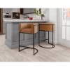 Set Of 2 Cosmopolitan Upholstered Metal Counter Height Barstools - Manhattan Comfort -Furniture Specialty Store GUEST f4c35f95 95e3 4c21 b42f 3d831d602970