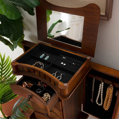 Kasey Jewelry Armoire Walnut - Powell Company 14 Kasey Jewelry Armoire Walnut - Powell Company - Image 12