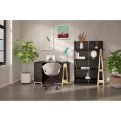 Atypik Desk With Bookcase - Nexera -Furniture Specialty Store GUEST f640275e d24a 46c5 983b 6d597f8789fe