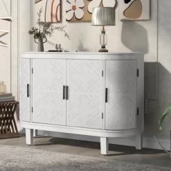 Accent Storage Cabinet Wooden Sideboard Cabinet With Antique Pattern Doors-ModernLuxe -Furniture Specialty Store GUEST f689fed1 638d 4354 941d adc15444d203
