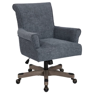 Megan Office Chair With Gray Wash Wood - OSP Home Furnishings 10 Megan Office Chair With Gray Wash Wood - OSP Home Furnishings - Image 8