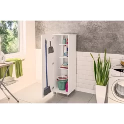 Paris 1 Door Storage Cabinet White - Polifurniture 10 Paris 1 Door Storage Cabinet White - Polifurniture -Furniture Specialty Store GUEST f7ef38e7 ee94 41d8 9b18 76d1c8542d01