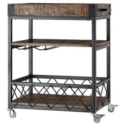 Ronay Bar Cart - Inspire Q 23 Ronay Bar Cart - Inspire Q -Furniture Specialty Store GUEST f81f814a c7cb 4fcc b0a8 637ebc6bea49