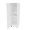 Paris 1 Door Storage Cabinet White - Polifurniture -Furniture Specialty Store GUEST f87c3662 46db 489f 84dc c46a26c823ae