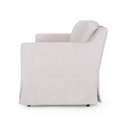 Arrastra Contemporary Fabric 3 Seater Sofa With Skirt - Christopher Knight Home -Furniture Specialty Store GUEST f8cf18bc 0ab0 4410 964b 954e517c604a