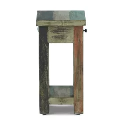 Meader Boho Handmade Distressed Mango Wood End Table - Christopher Knight Home -Furniture Specialty Store GUEST f9f8d23f 63b7 448f ae55 d4394e103a40