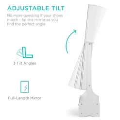 Best Choice Products Full Length LED Mirrored Jewelry Storage Organizer Cabinet W/ Interior & Exterior Lights -Furniture Specialty Store GUEST fa81e794 feb8 4ee9 8200 ef260955b259