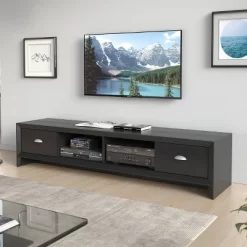 Lakewood Extra Wide TV Stand For TVs Up To 80" Black - CorLiving 10 Lakewood Extra Wide TV Stand For TVs Up To 80" Black - CorLiving -Furniture Specialty Store GUEST fb2260d7 aec1 4398 b26a 8deae3850aac
