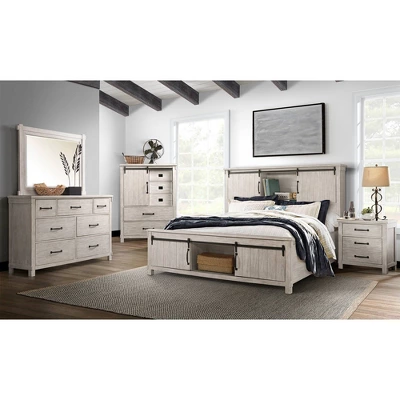 5pc King Jack Platform Storage Bedroom Set White - Picket House Furnishings 7 5pc King Jack Platform Storage Bedroom Set White - Picket House Furnishings - Image 5