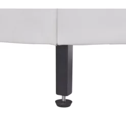 Upholstered Faux Leather Platform Bed With LED Light Bed Frame With Slatted-ModernLuxe -Furniture Specialty Store GUEST fc029d63 e1f2 4eb3 bcfa deaffb06a122