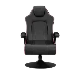 CXR3 Neo Fiber LED Audio Pedestal Gaming Chair With Subwoofer Black - X Rocker
