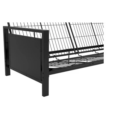 DHP Henley Metal Arm Futon Frame Black Metal - Dorel Home Products 5 DHP Henley Metal Arm Futon Frame Black Metal - Dorel Home Products - Image 3