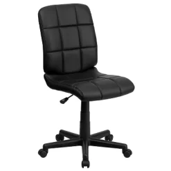Mid-Back Quilted Vinyl Swivel Task Chair - Riverstone Furniture -Furniture Specialty Store GUEST fc81997a ea38 4a97 a16e 33673b3b2494